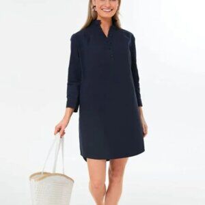 French Navy Polly Dress POMANDER PLACE - Size L - NWT